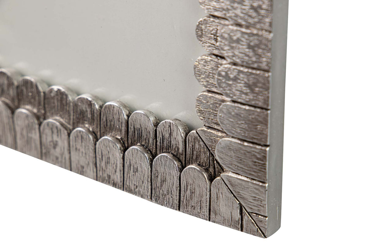 Porks en résine argentée 15x20 cm