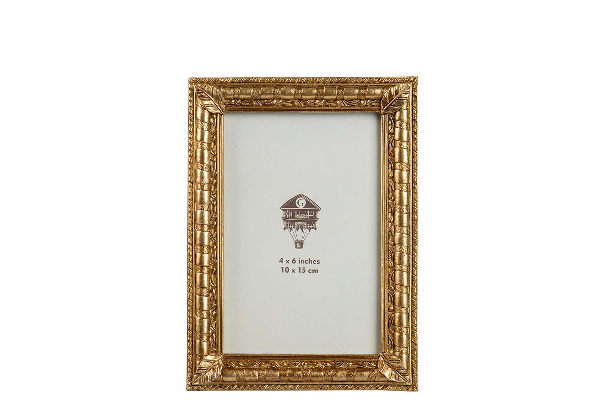 Portfotos de résine d'or 10x15 cm