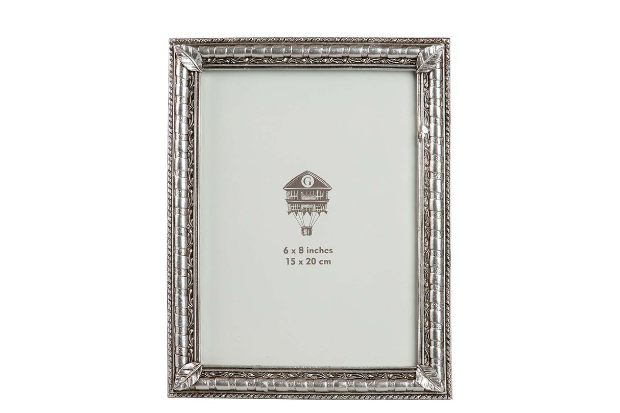 Porks en résine argentée 15x20 cm