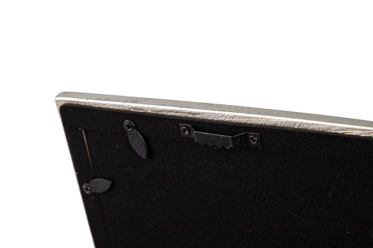 Porks en résine argentée 15x20 cm