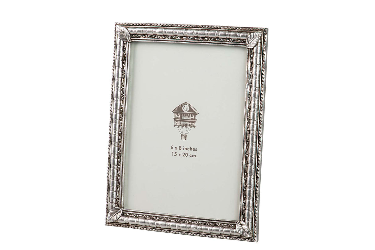 Porks en résine argentée 15x20 cm