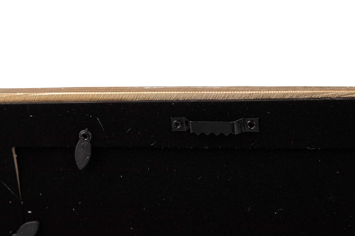 Porks en résine en or blanc 20x25 cm