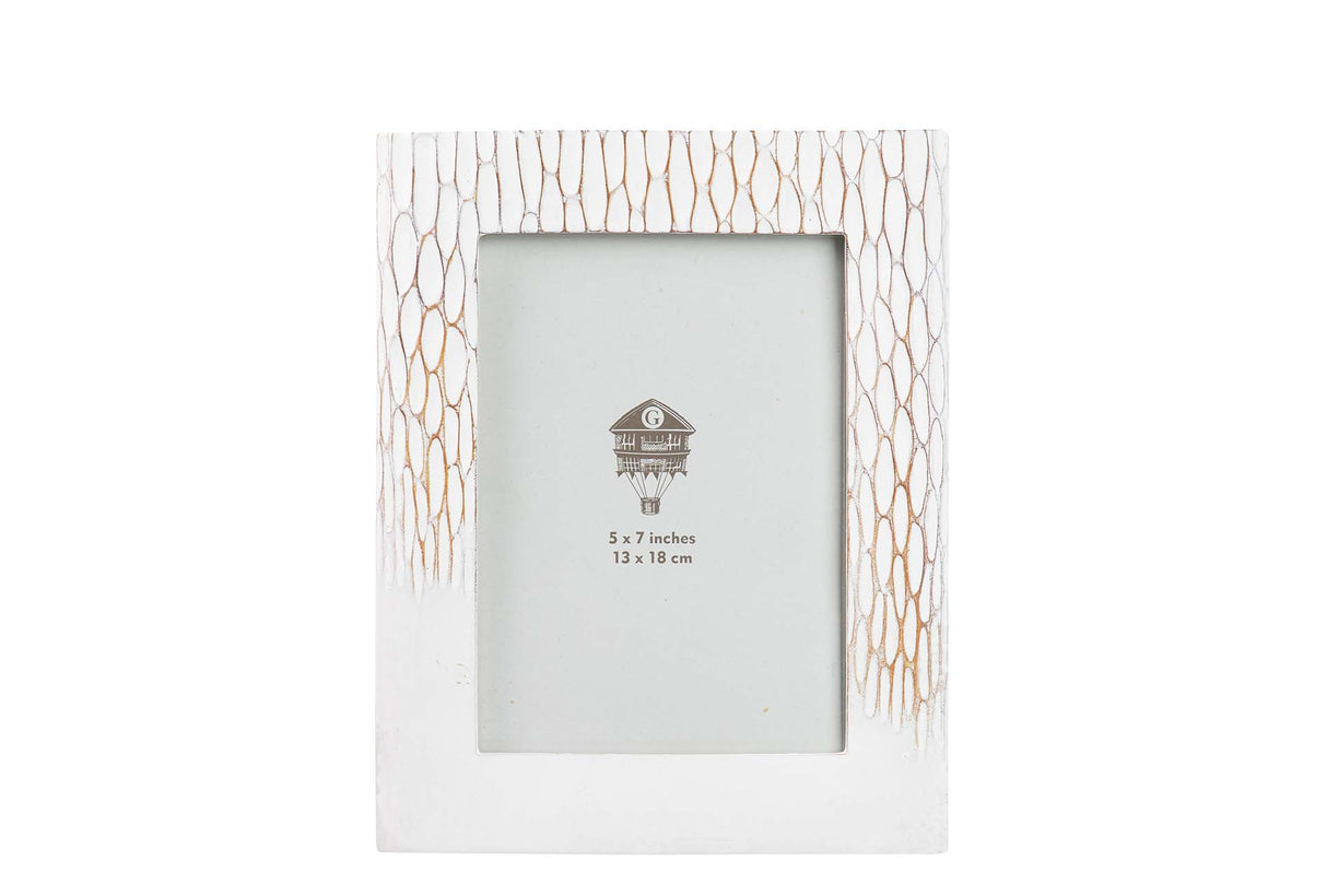 Weiße Harzpors 13x18 cm