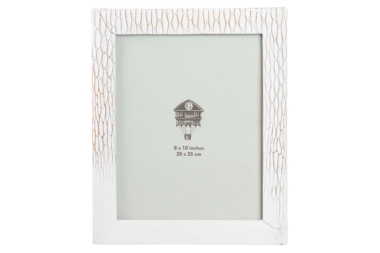 Weiße Harz -Pors 20x25 cm