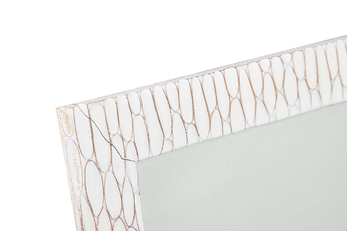 Weiße Harz -Pors 20x25 cm