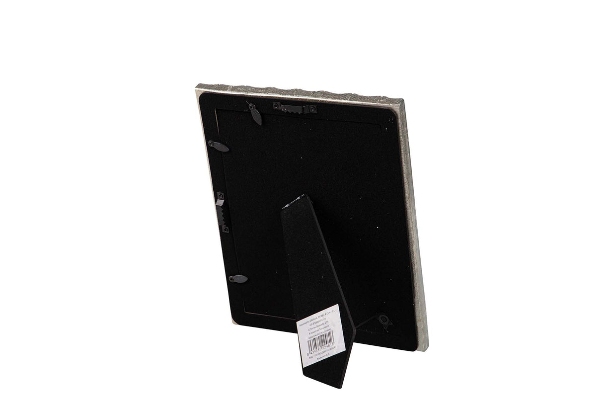 Porks en résine argentée 15x20 cm