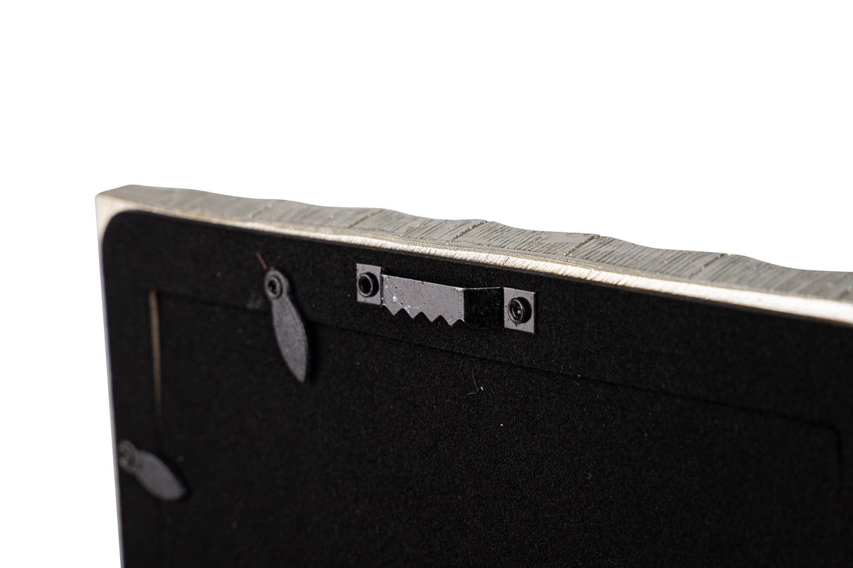 Porks en résine argentée 15x20 cm