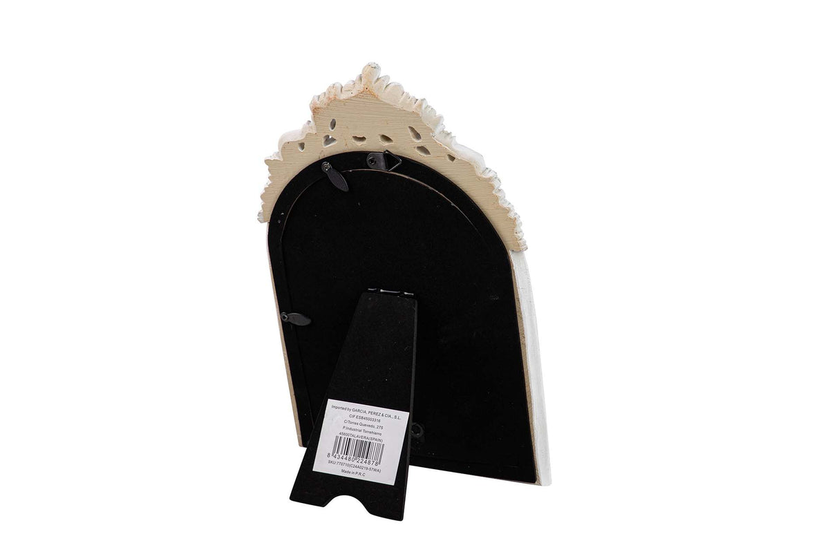 Porks de résine blanche 13x18 cm