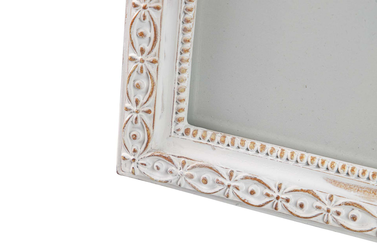 Weiße Harz -Pors 20x25 cm