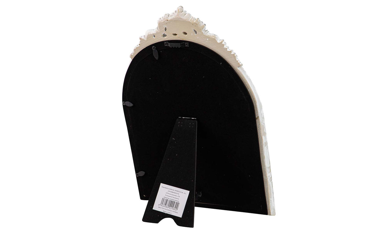 Weiße Harz -Pors 20x25 cm