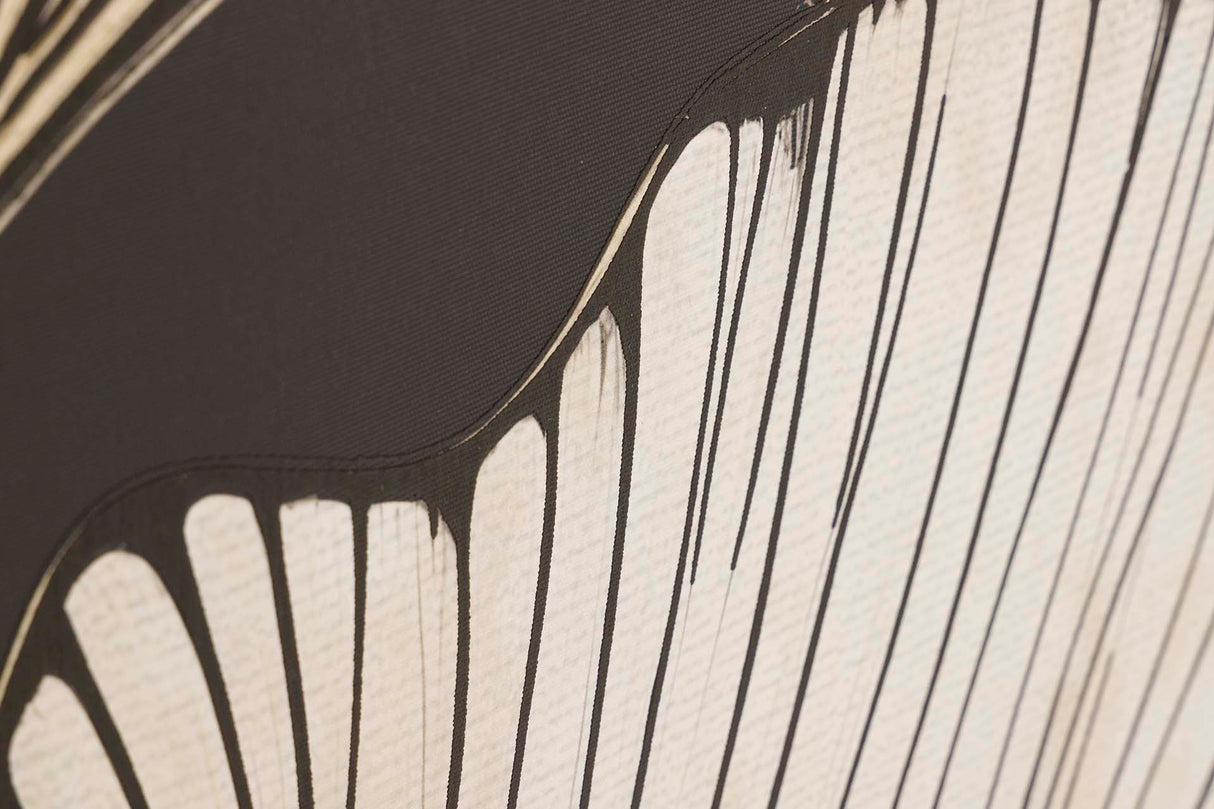 Caixa de folhas de espuma com quadro preto 83x4x123 cm