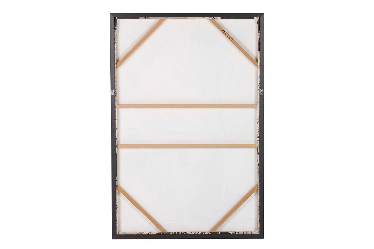 Caixa de folhas de espuma com quadro preto 83x4x123 cm