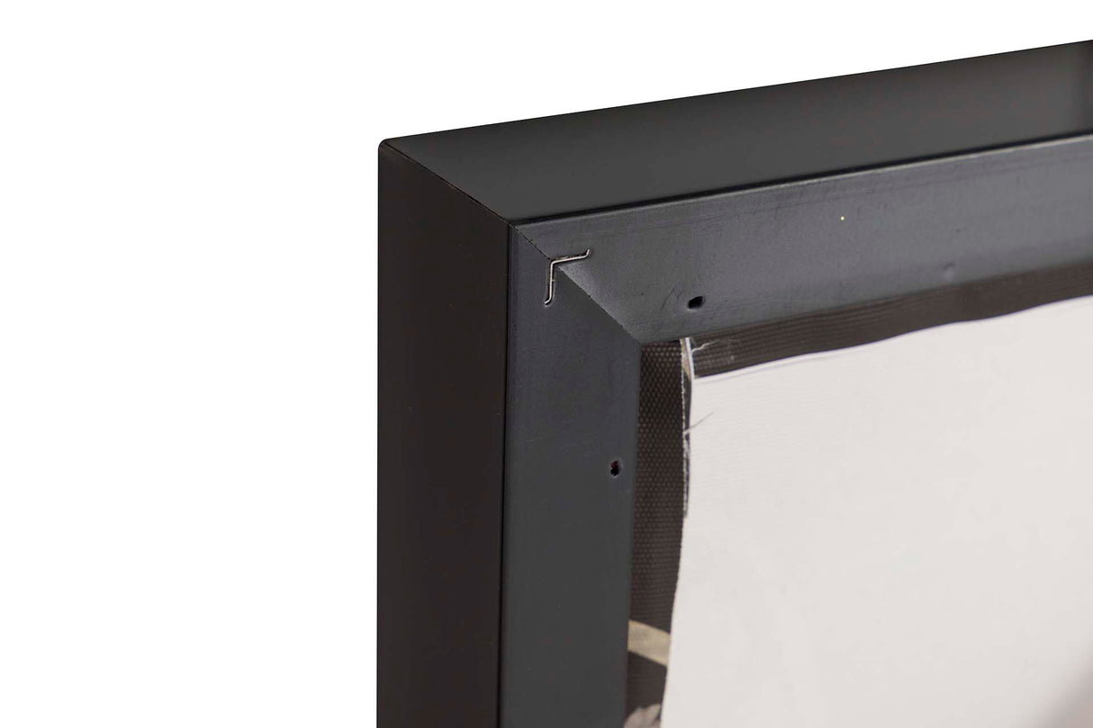 Caixa de folhas de espuma com quadro preto 83x4x123 cm