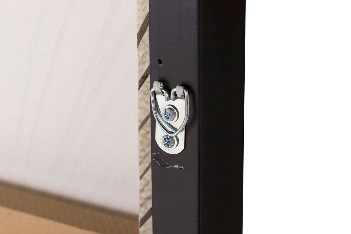 Caixa de folhas de espuma com quadro preto 83x4x123 cm