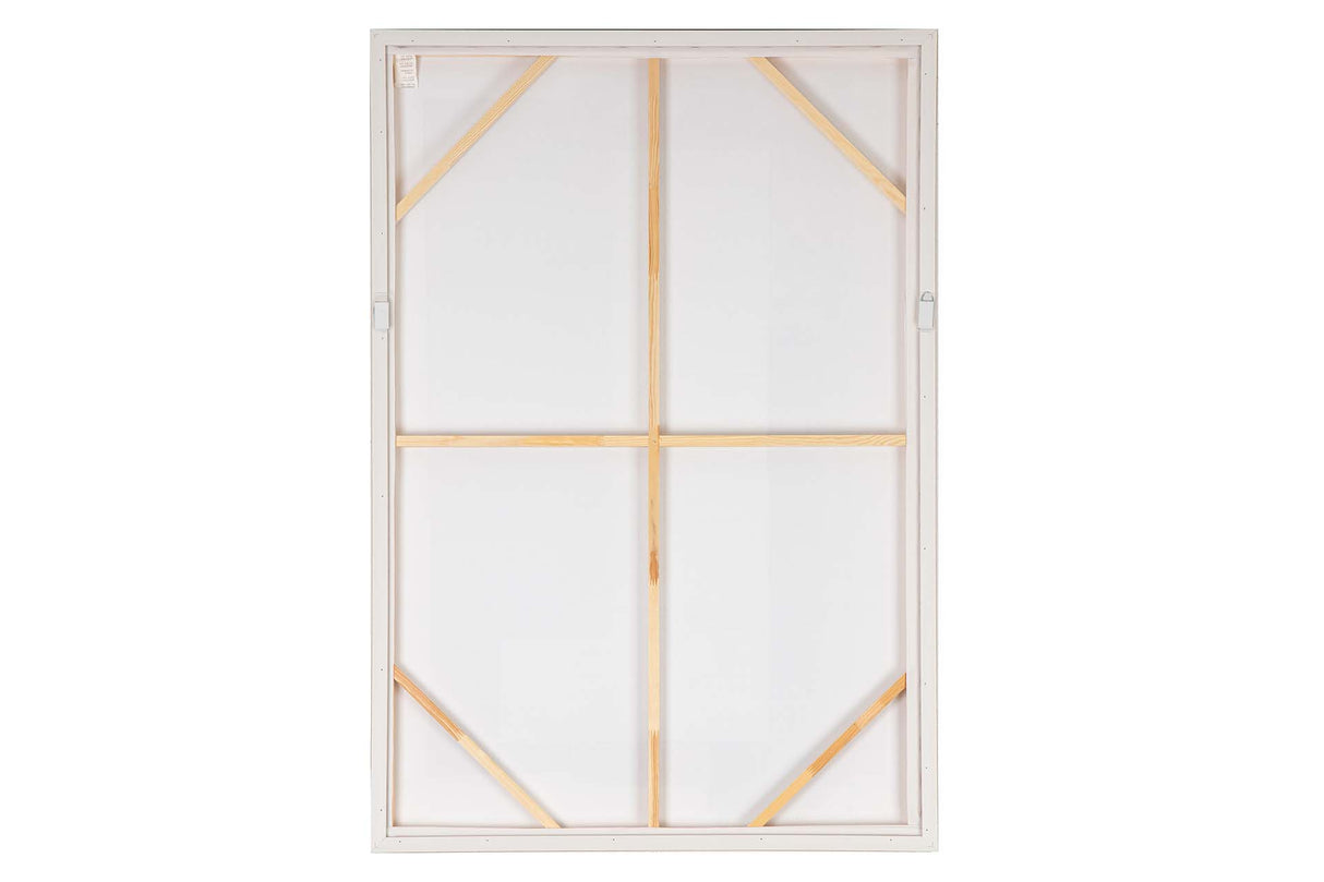 50% handgemalte Abstract Box 83x4x123 cm