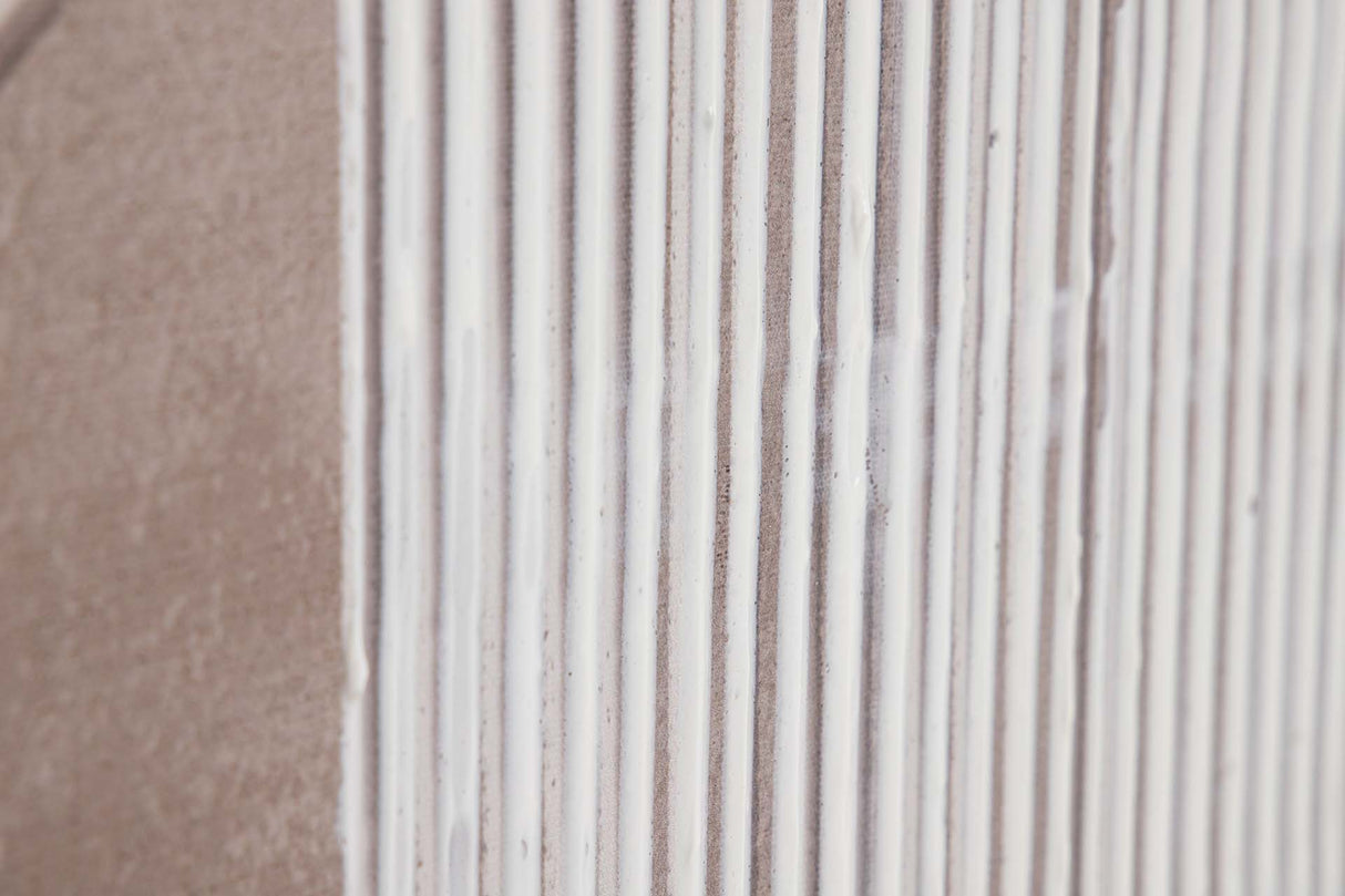 Setzen Sie 2 Tabellen 50% handgemalt 83x4x83 cm