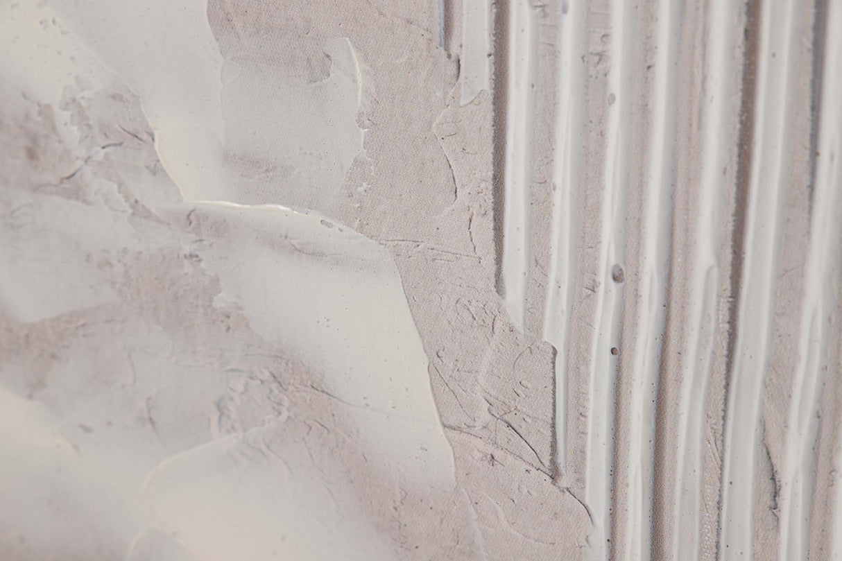 Setzen Sie 2 Tabellen 50% handgemalt 83x4x83 cm