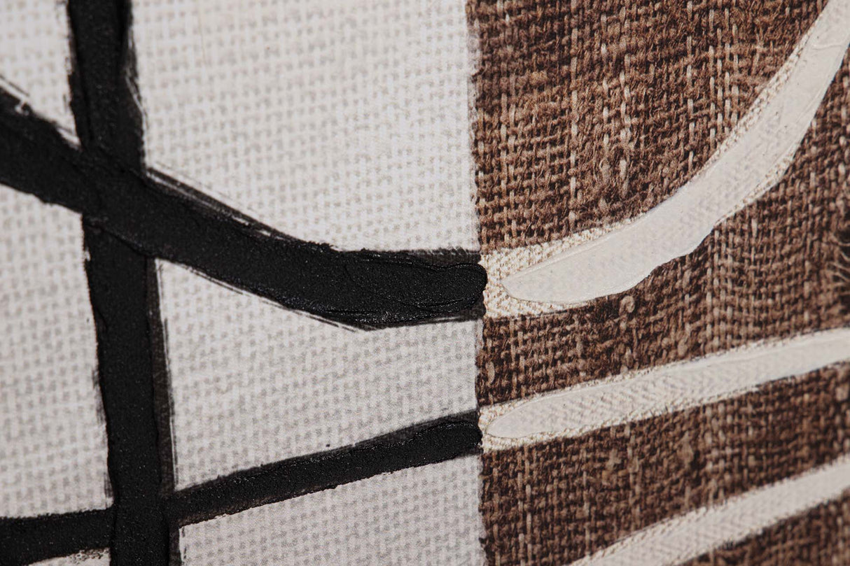 Régler 2 tables 50% peints à la main 63x4x83 cm