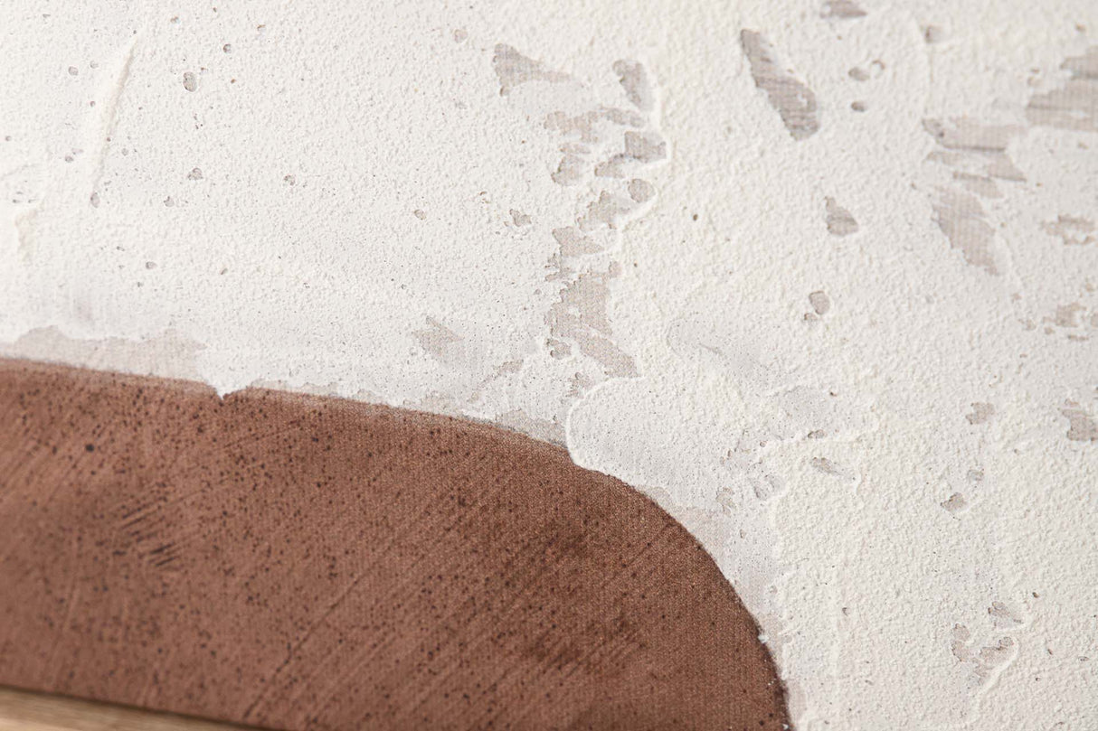 Setzen Sie 2 Tabellen 50% handgemalt 63x4x83 cm