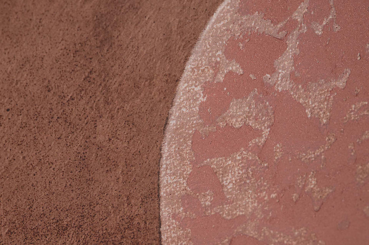 Setzen Sie 2 Tabellen 50% handgemalt 63x4x83 cm