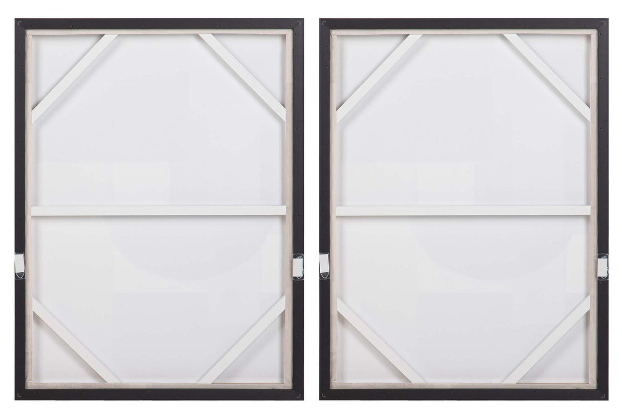 SET 2 CUADROS 50% PINTADO A MANO 63x4x83 CM