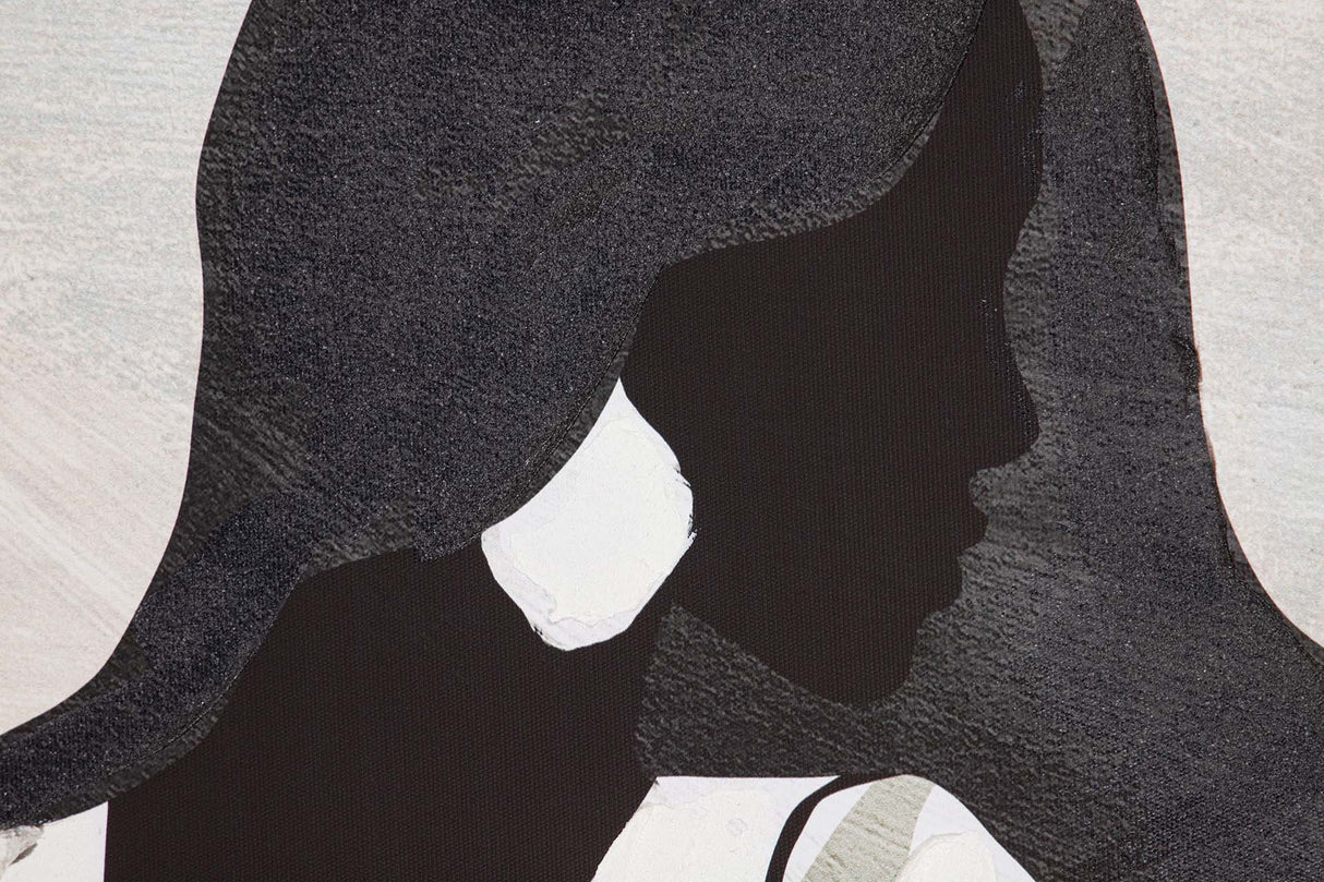 CUADRO AFRICANA 50% PINTADO A MANO 123x4x83 CM