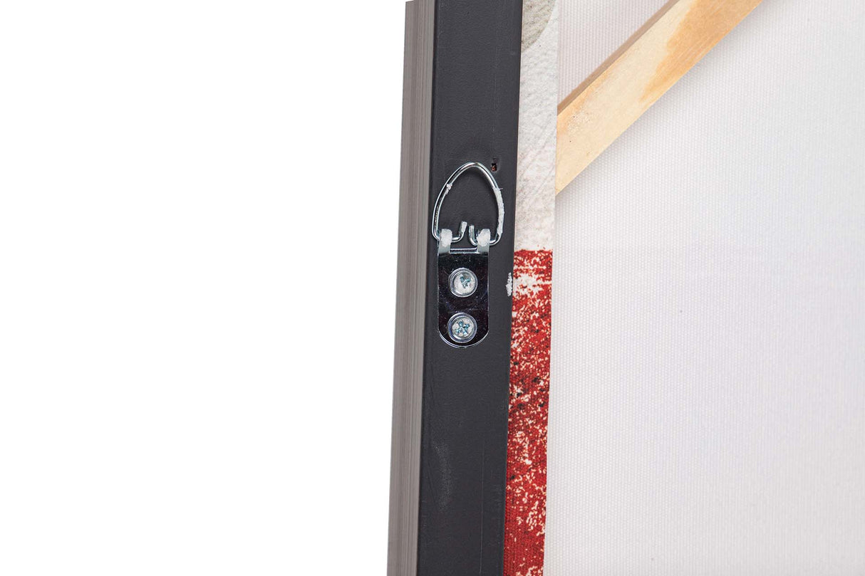 CUADRO AFRICANA 50% PINTADO A MANO 123x4x83 CM