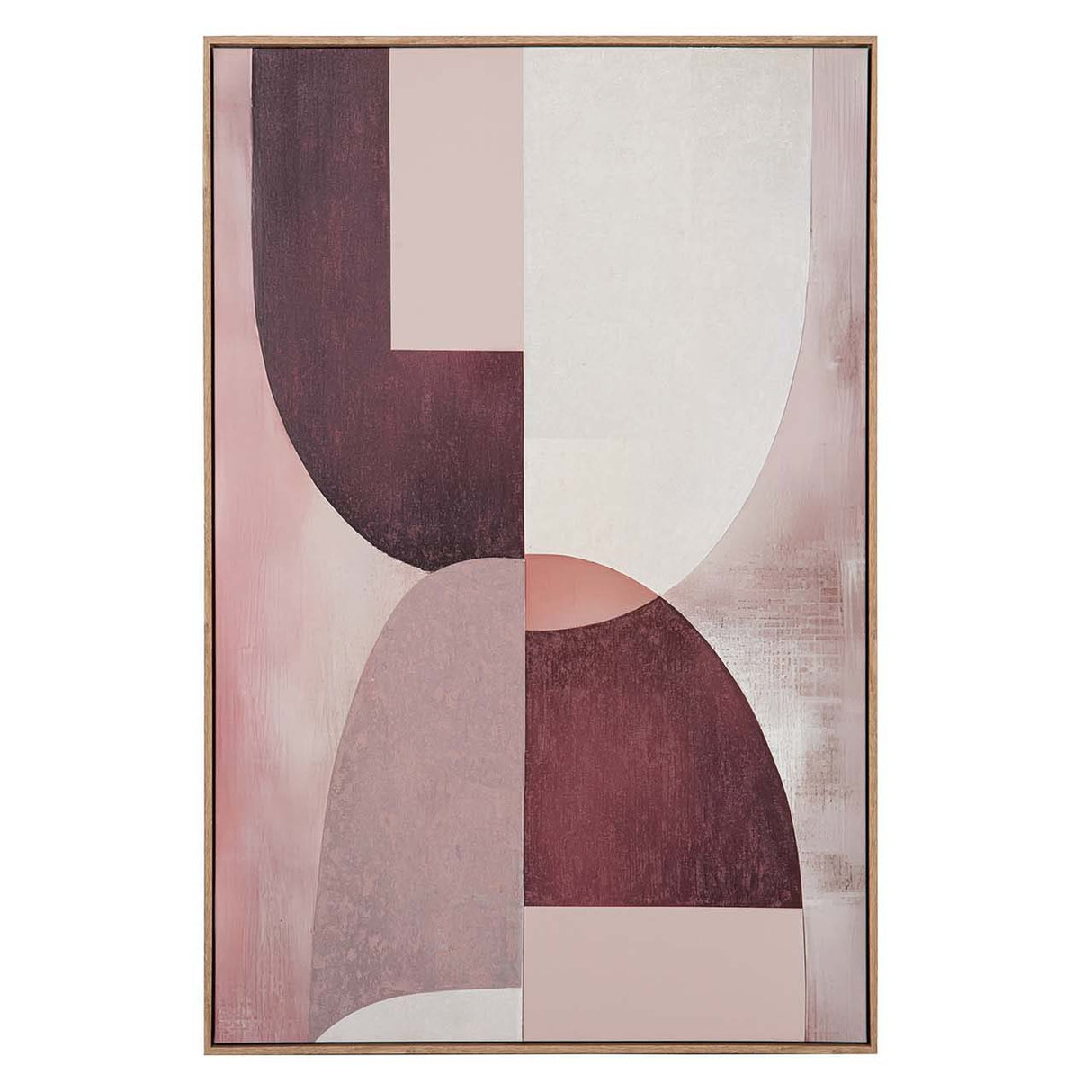 CUADRO ABSTRACTO 50% PINTADO A MANO 83x4x123 CM