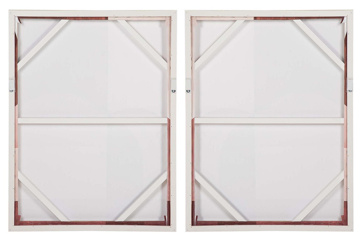 SET 2 CUADROS 50% PINTADO A MANO 63x4x83 CM