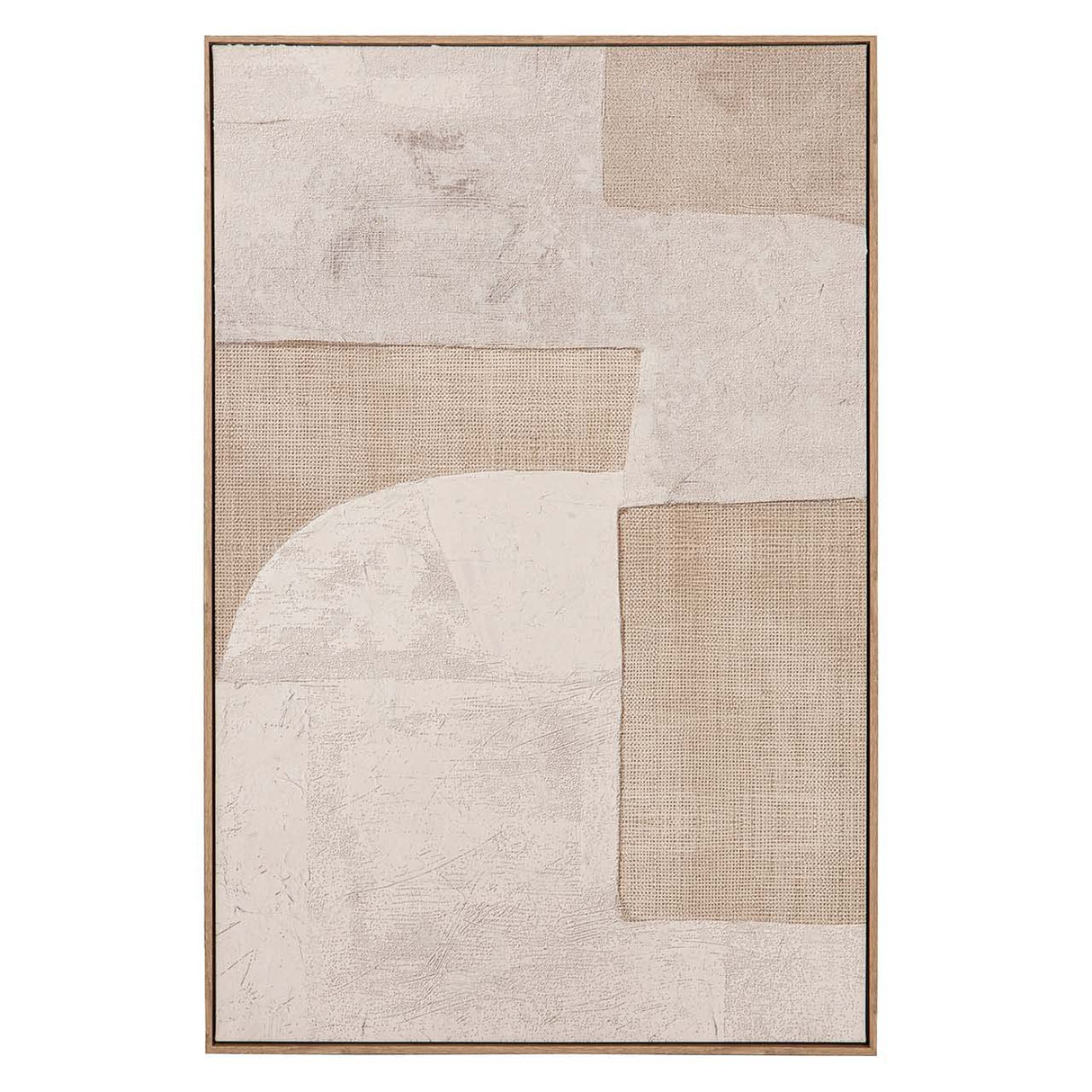 CUADRO ABSTRACTO 50% PINTADO A MANO 83x4x123 CM