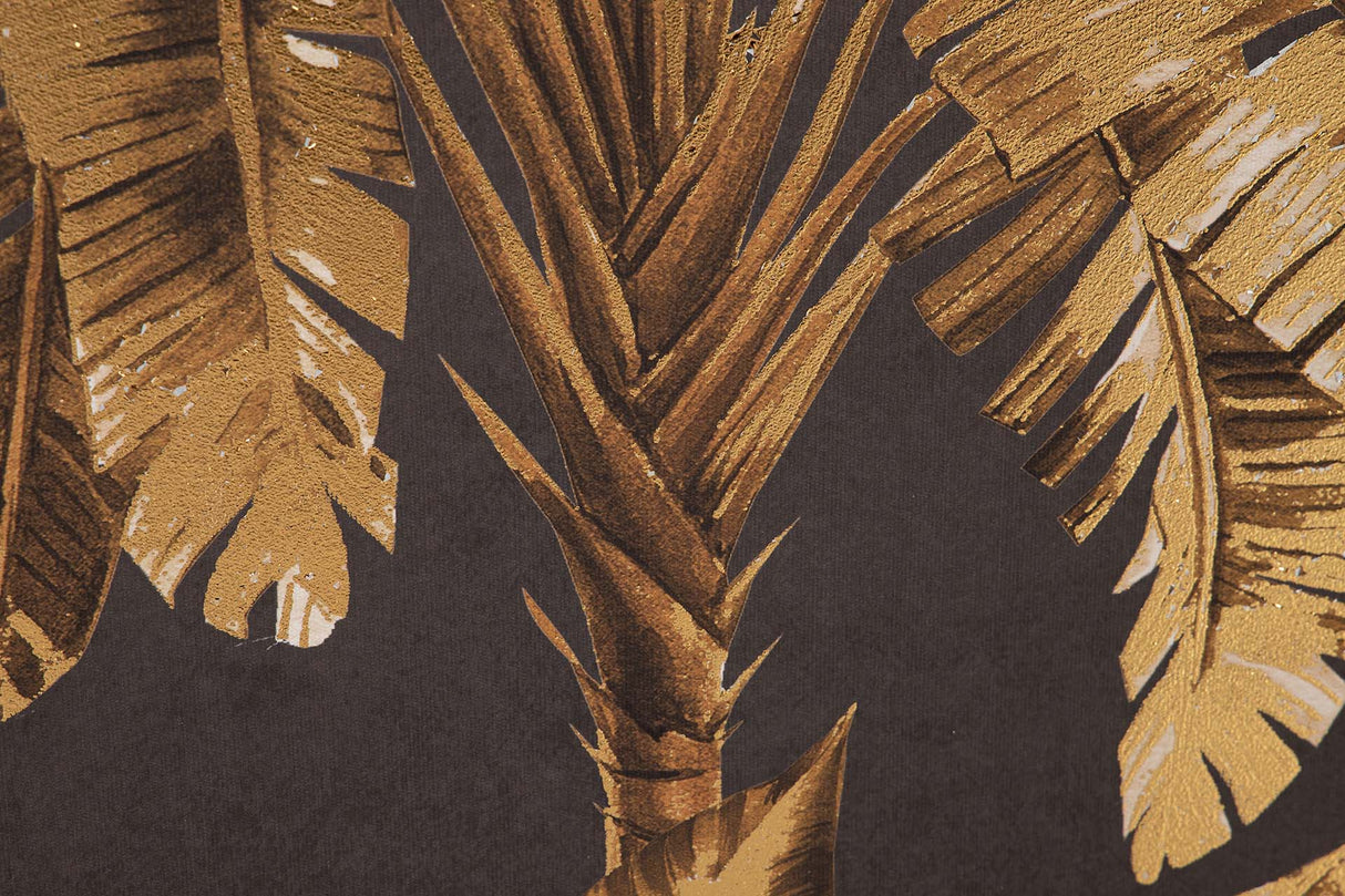 SET 2 CUADROS CON RELIEVE MARCO MARRON 63x4x83 CM