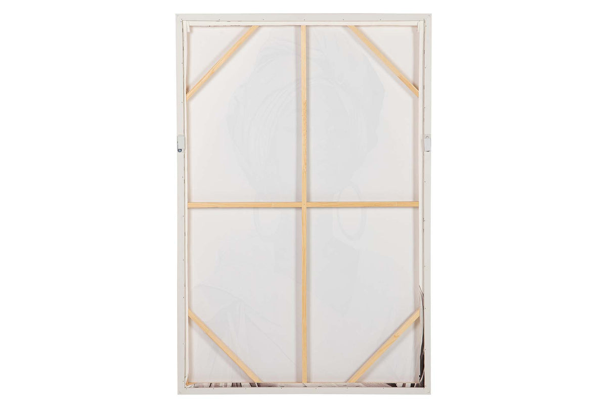 CUADRO MUJER 50% PINTADO A MANO 83x4x123 CM