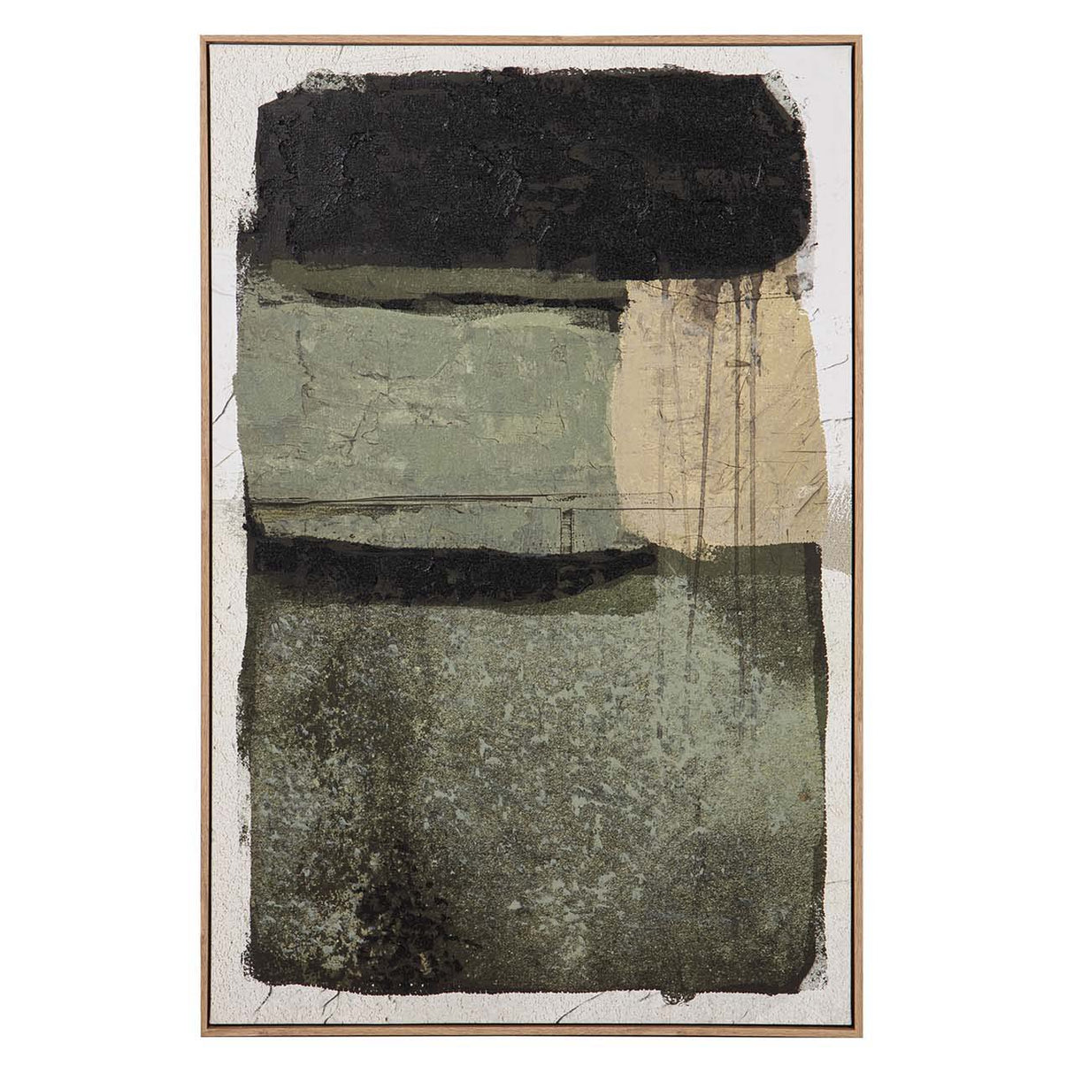 CUADRO ABSTRACTO 50% PINTADO A MANO 83x4x123 CM