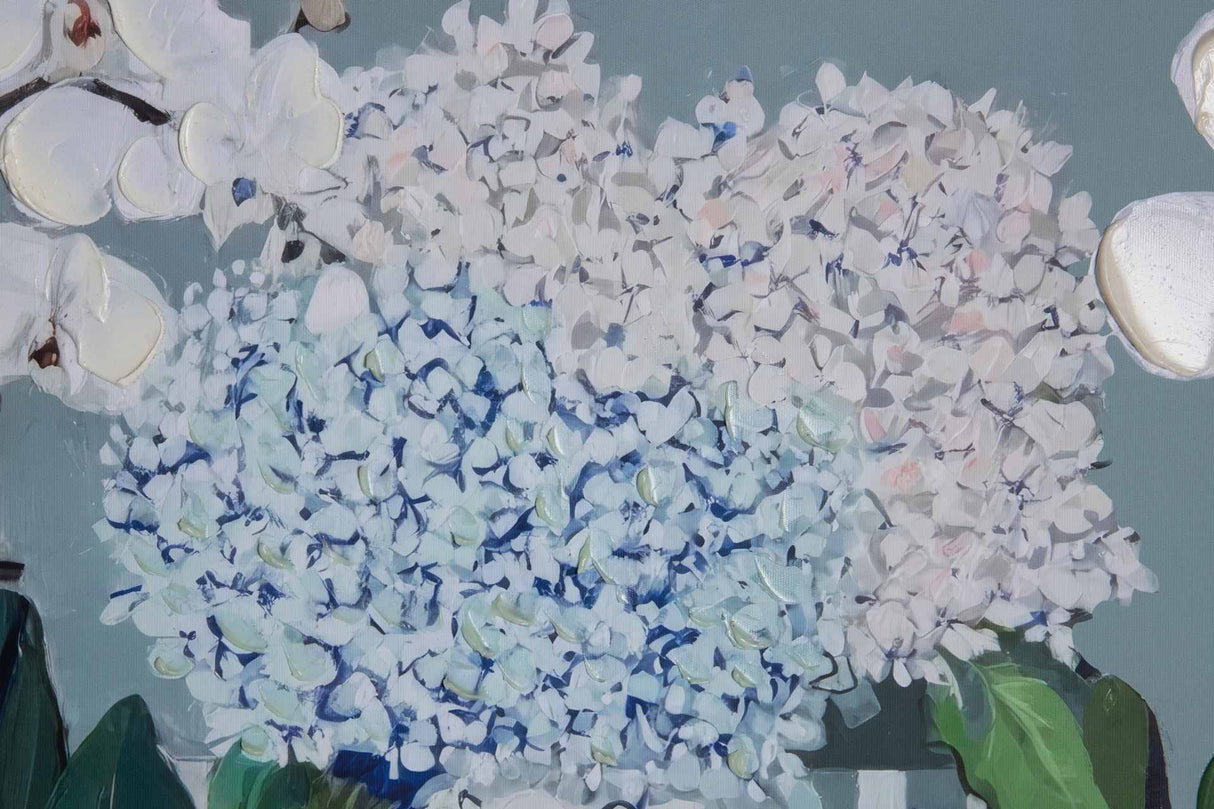 CUADRO FLOREROS 80% PINTADO A MANO 163x4x63 CM