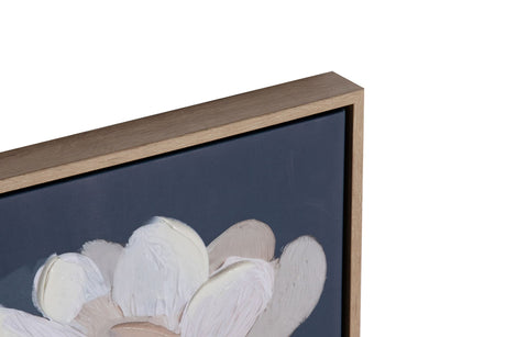 CUADRO FLORES 80% PINTADO A MANO 123x4x83 CM