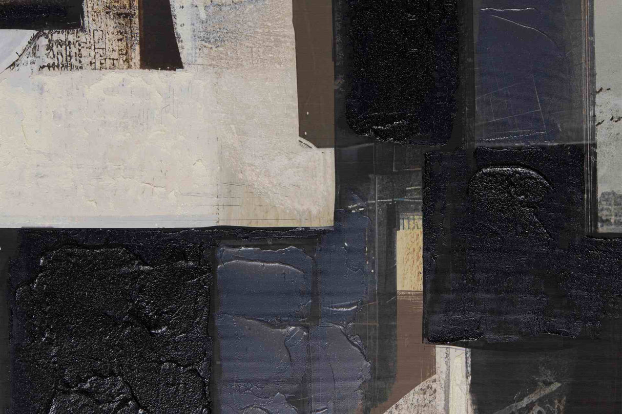 CUADRO ABSTACTO 80% PINTADO A MANO 83x4x123 CM