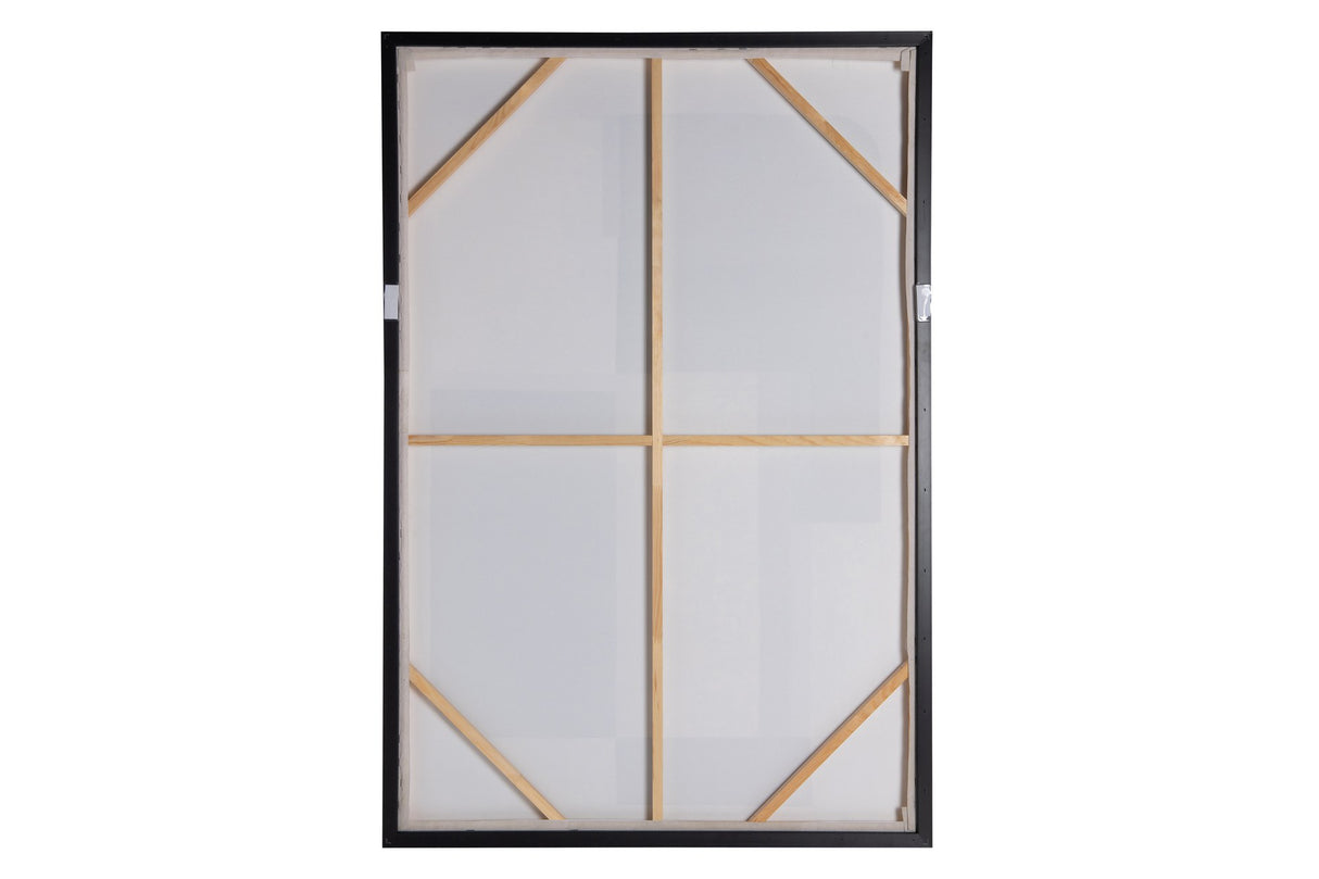 CUADRO ABSTRACTO 80% PINTADO A MANO 83x4x123 CM