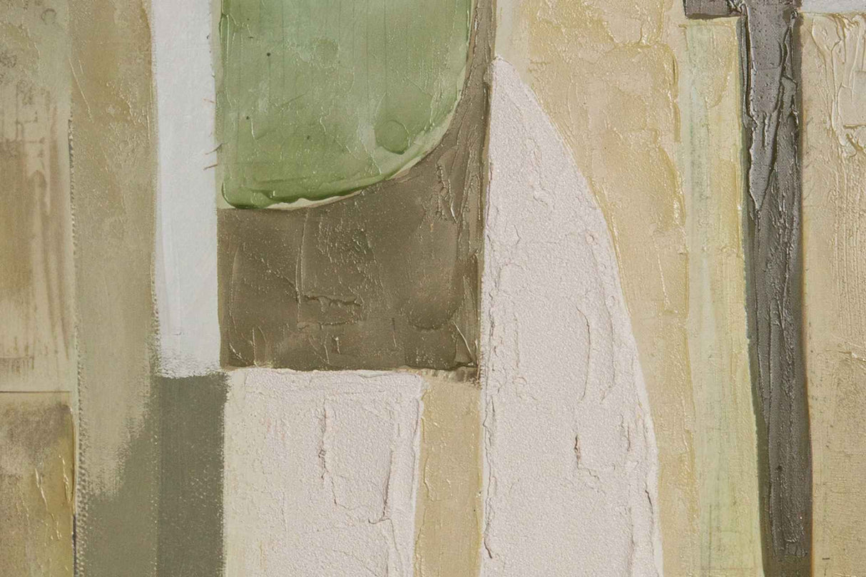 CUADRO ABSTRACTO 80% PINTADO A MANO 83x4x123 CM