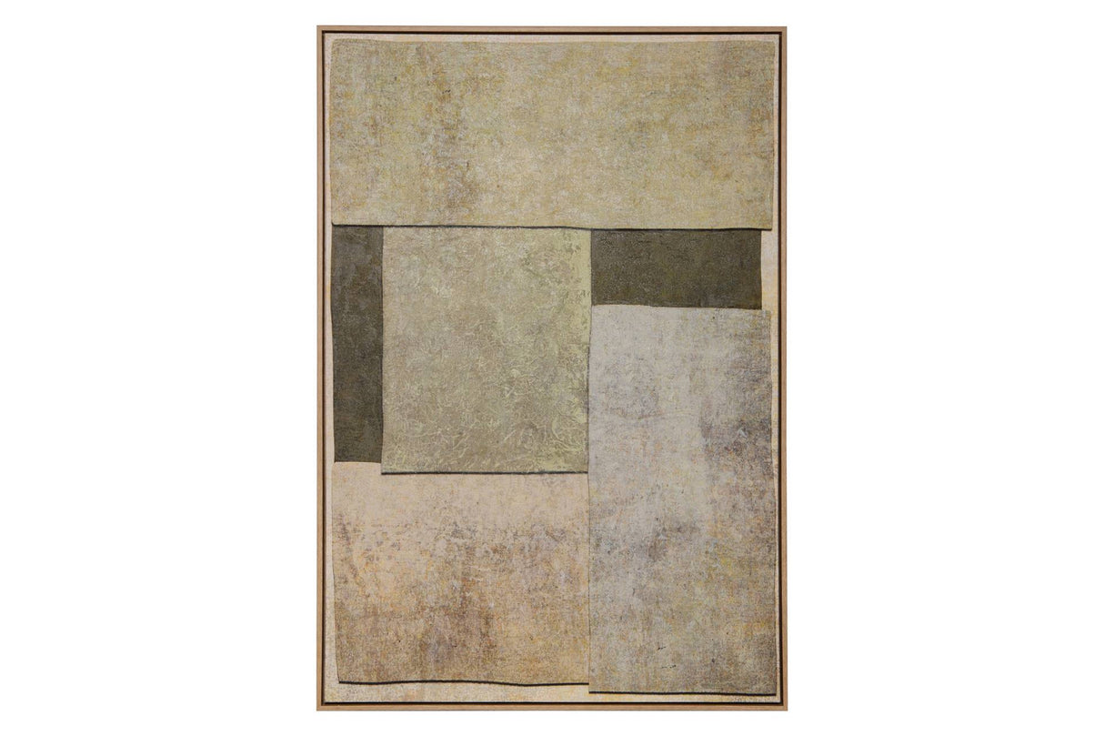 CUADRO ABSTRACTO 80% PINTADO A MANO 83x4x123 CM