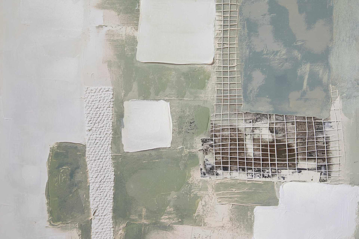 SET 2 CUADROS 80% PINTADO A MANO 83x4x83 CM