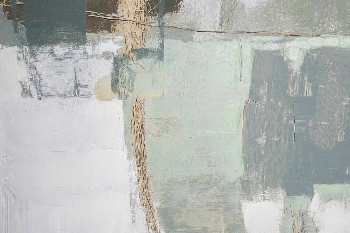 SET 2 CUADROS 80% PINTADO A MANO 83x4x83 CM