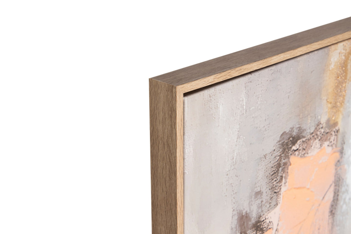 CUADRO ABSTRACTO 80% PINTADO A MANO 83x4x123 CM