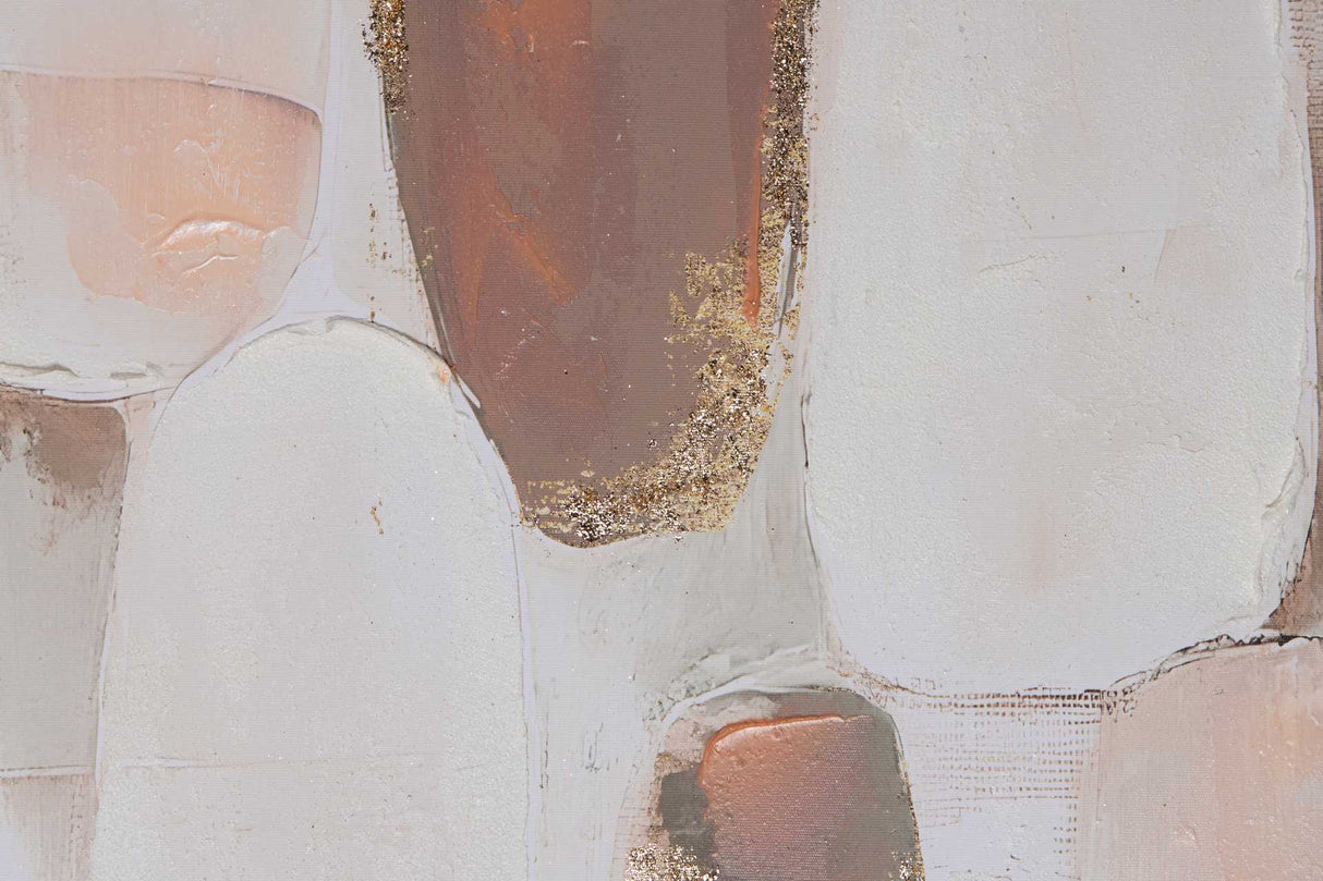 CUADRO ABSTRACTO 80% PITNADO A MANO 83x4x123 CM