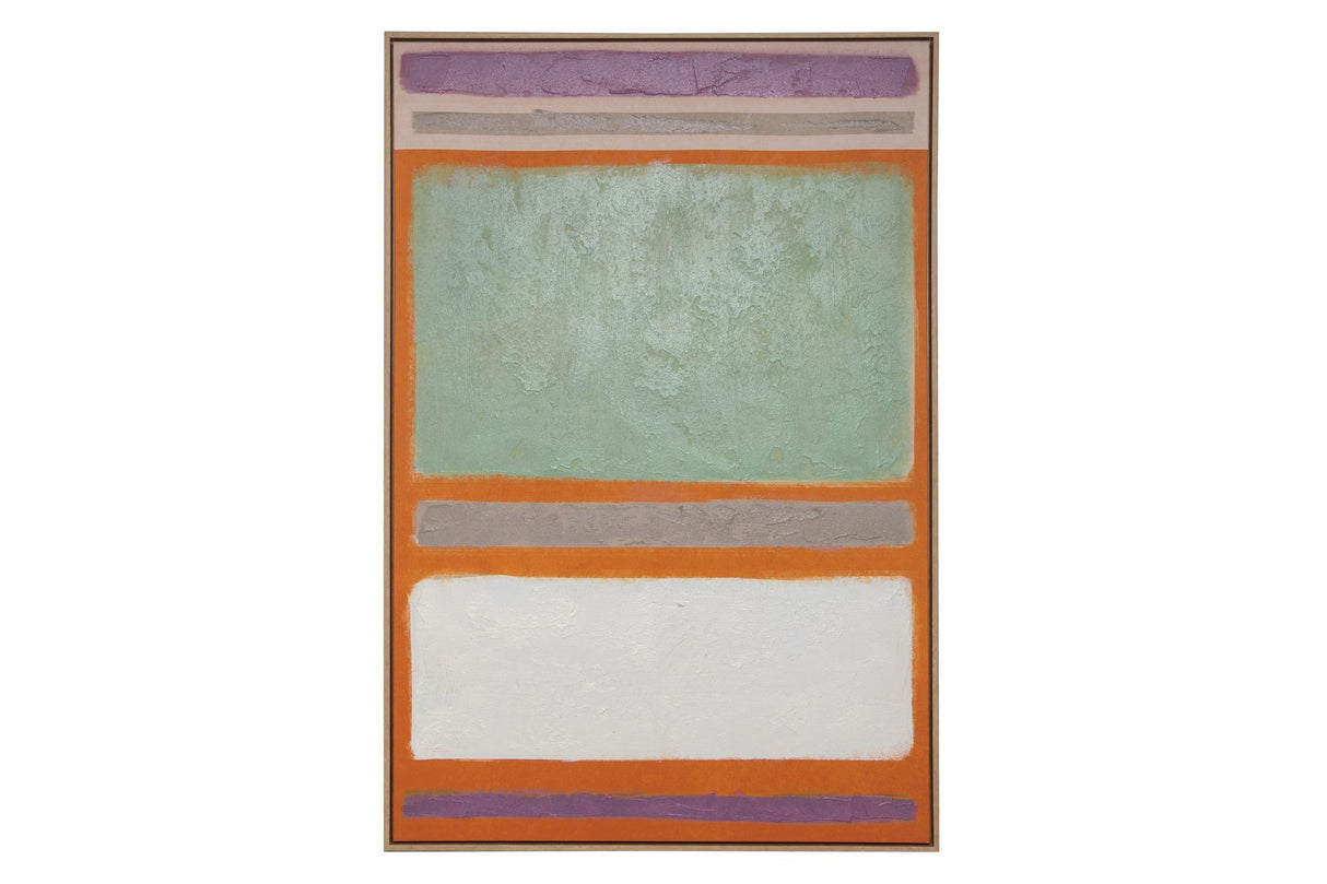 CUADRO ABSTRACTO 80% PITNADO A MANO 83x4x123 CM