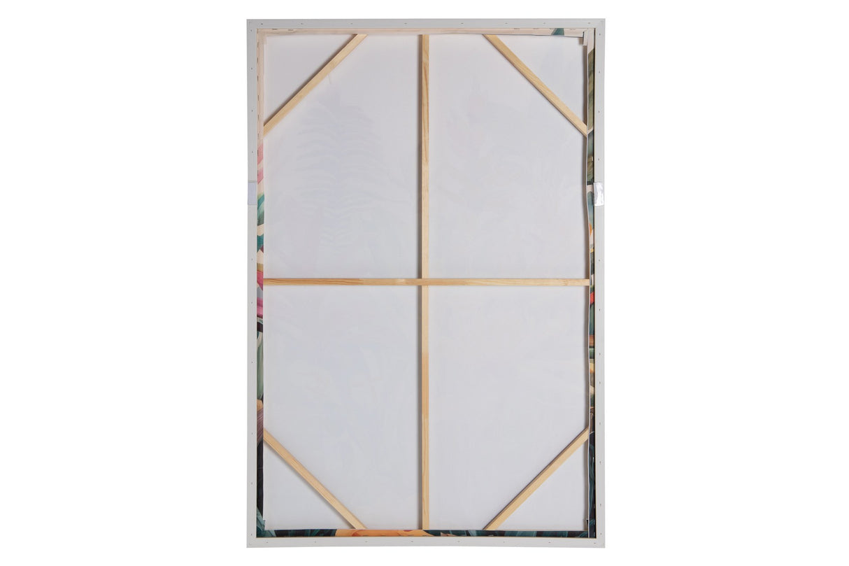 CUADRO NATURALEZA 80% PINTADO A MANO 83x4x123 CM