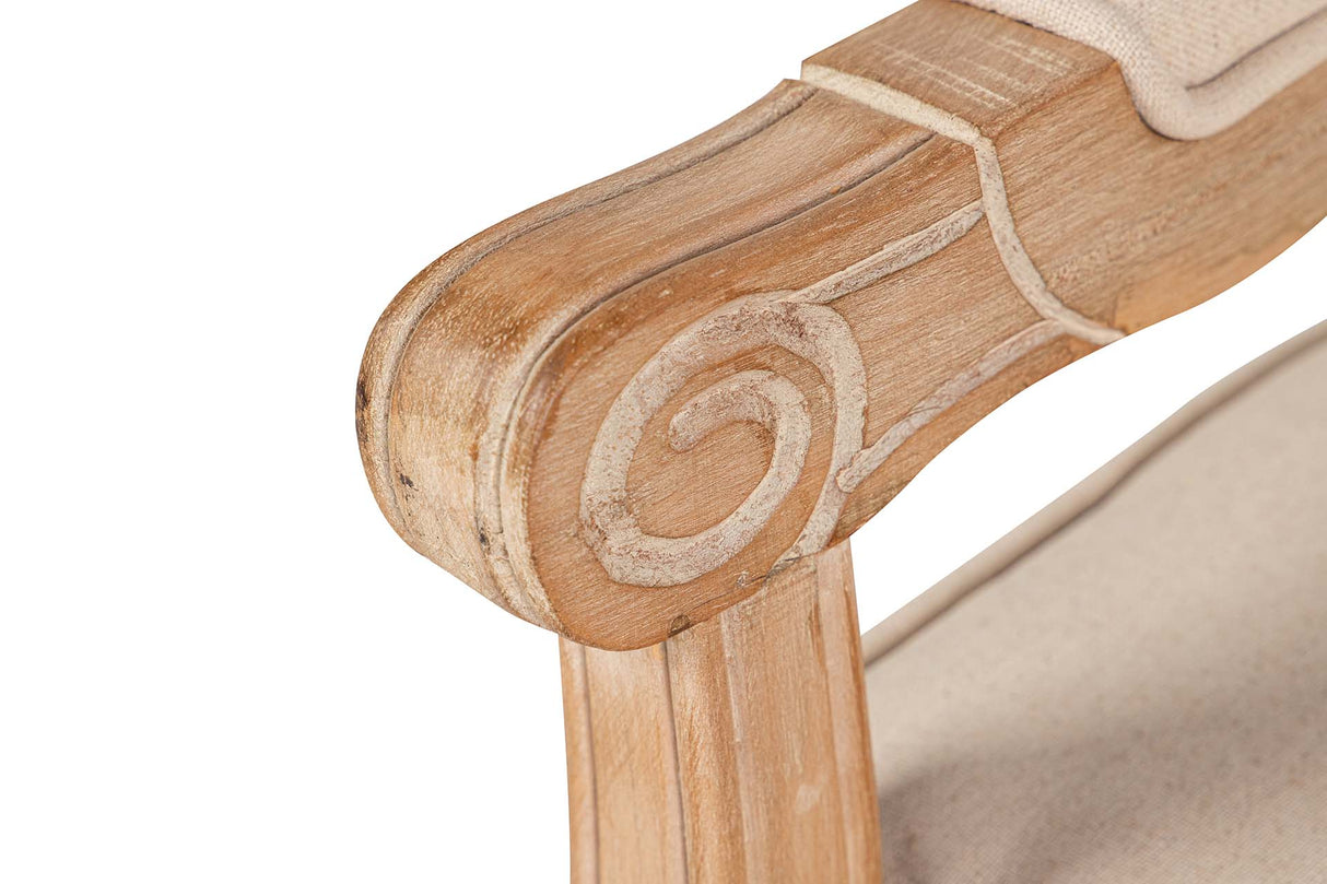 Gambe in legno di lino beige gambe in legno 64x72x92 cm