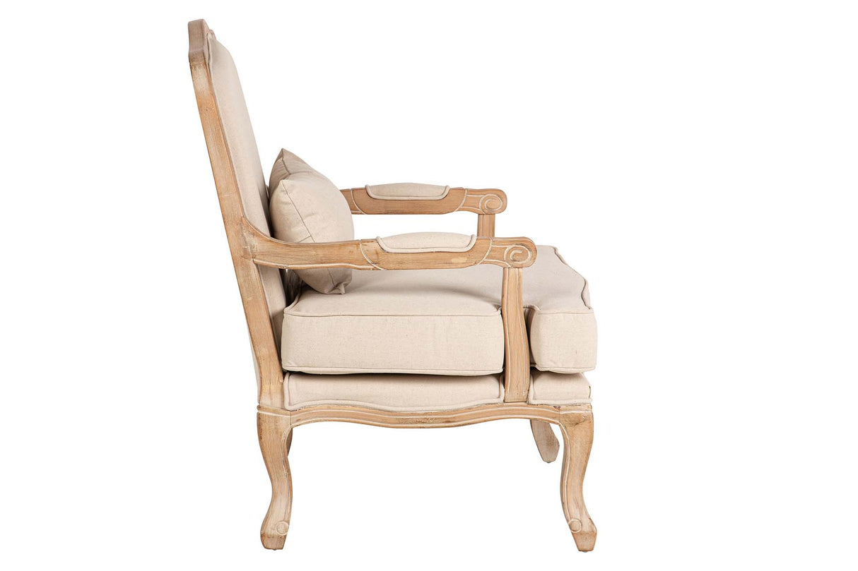 Gambe in legno di lino beige gambe in legno 64x72x92 cm
