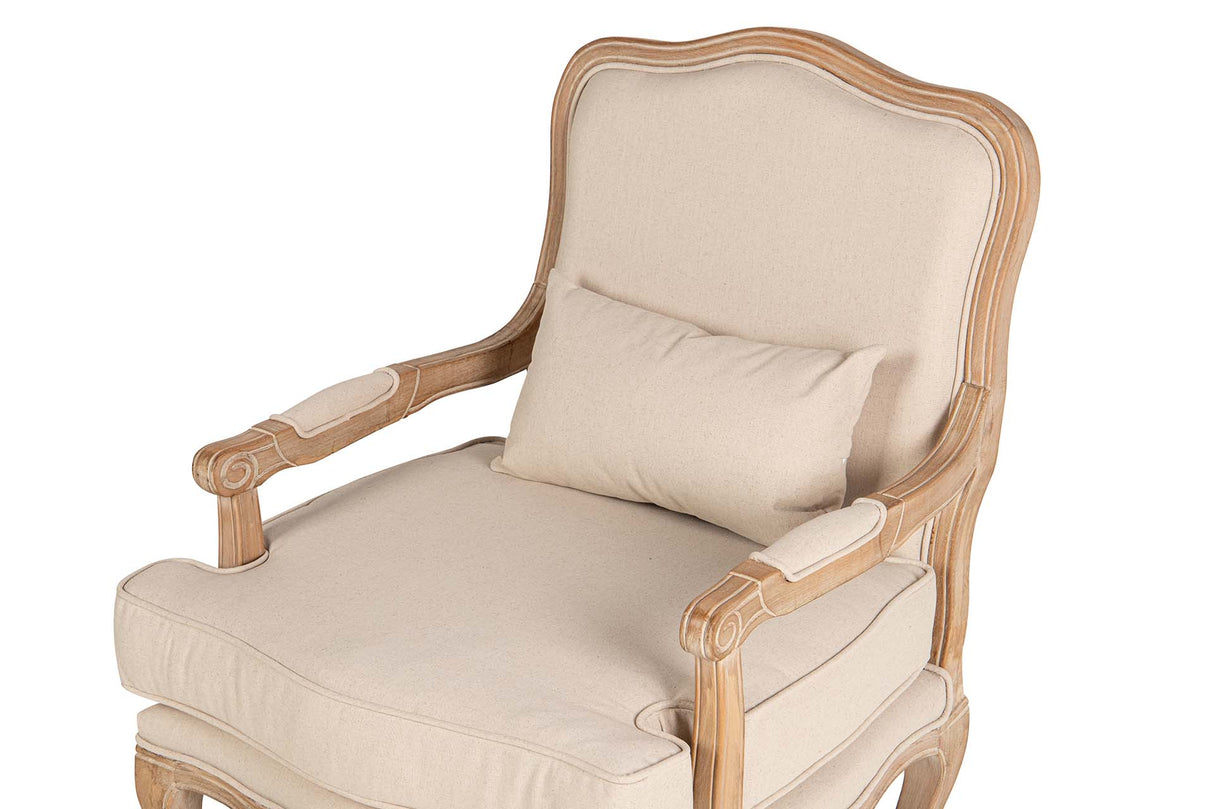 Gambe in legno di lino beige gambe in legno 64x72x92 cm