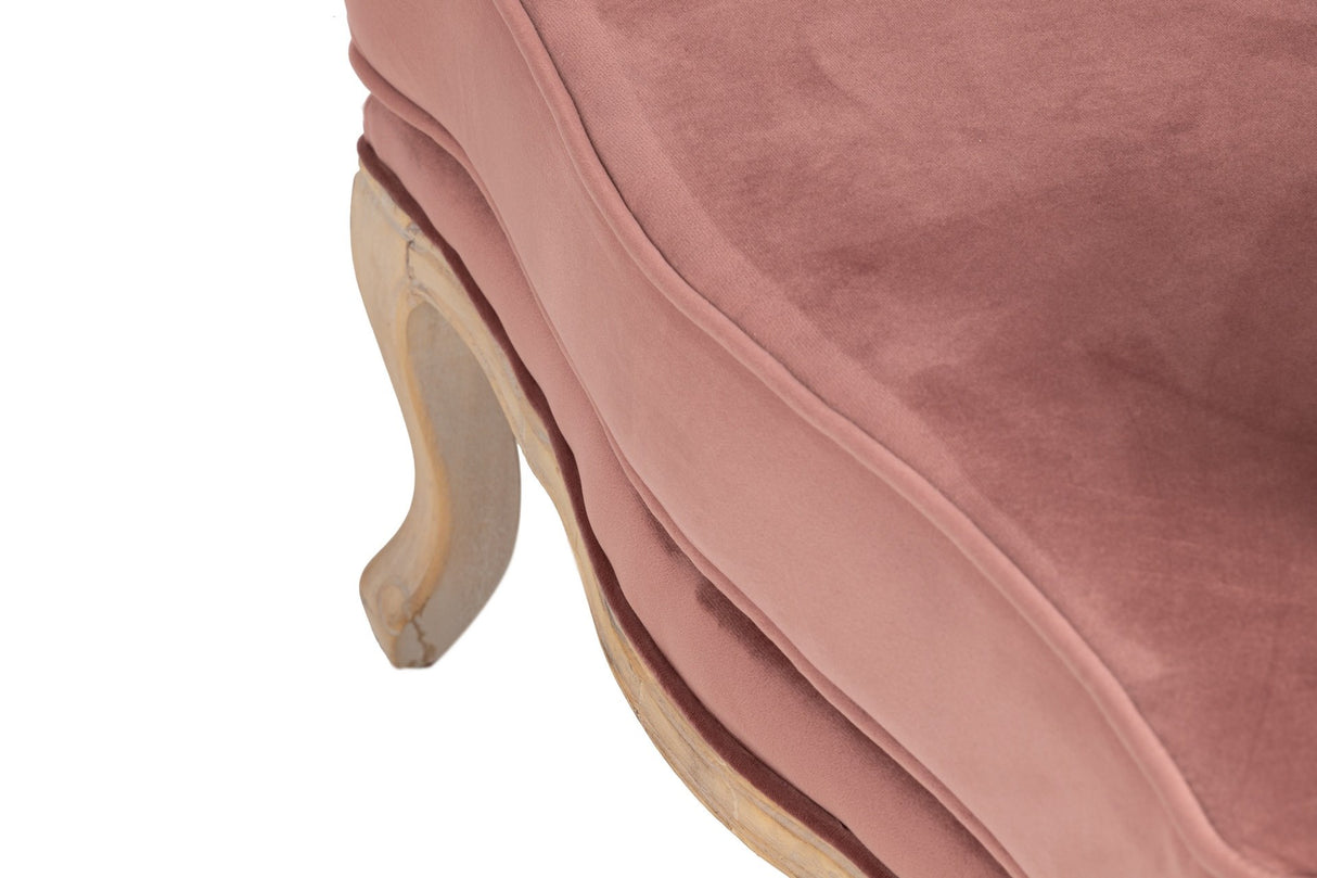 Polvetta in legno di velluto 64x72x92 cm