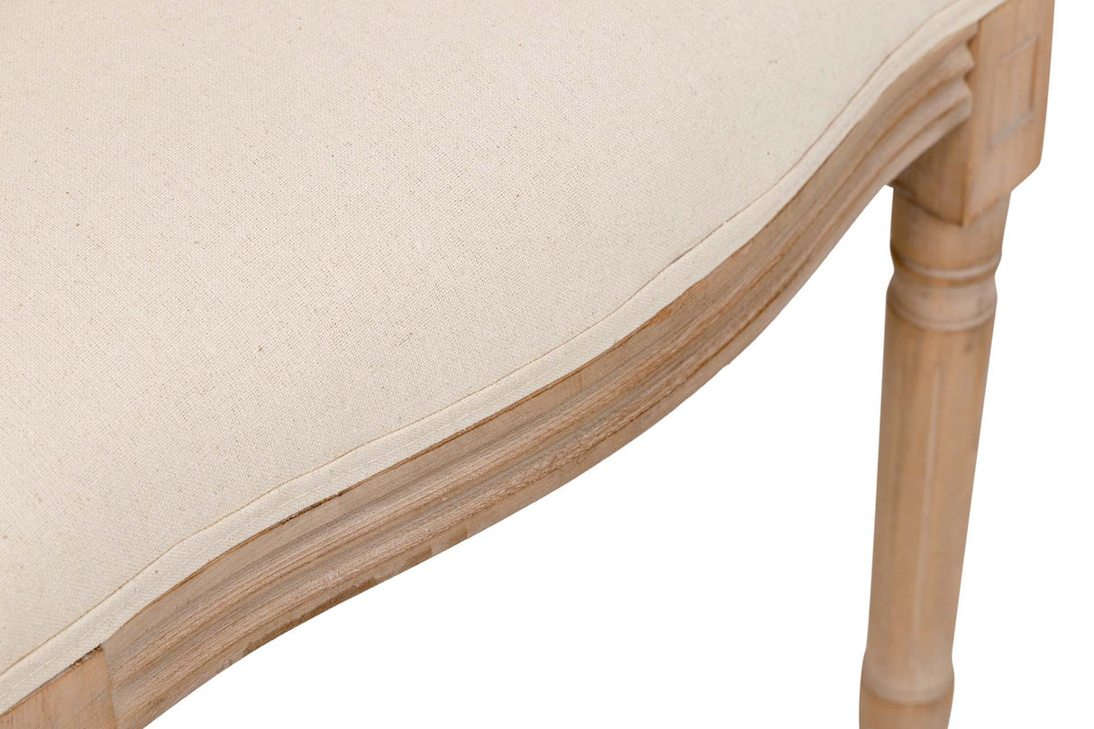 SILLA MEDALLON CAPITONE PATAS DE MADERA 48x48x96CM